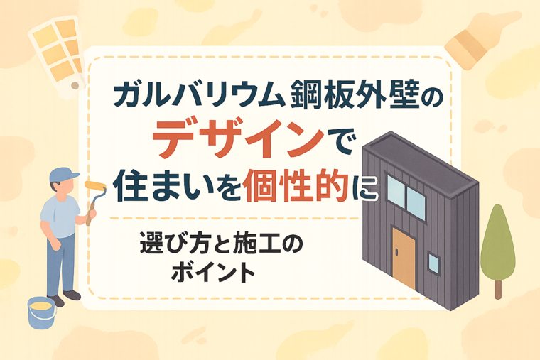 ガルバリウム鋼板外壁のデザインで住まいを個性的に！選び方と施工のポイント
