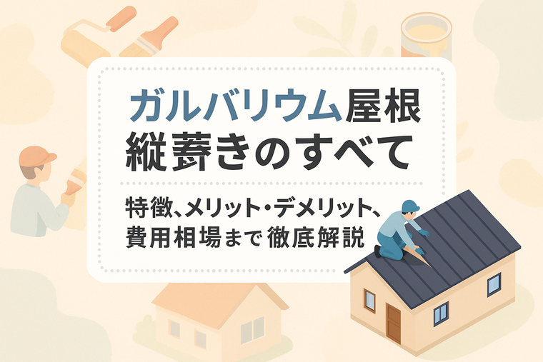 ガルバリウム屋根縦葺きのすべて：特徴、メリット・デメリット、費用相場まで徹底解説