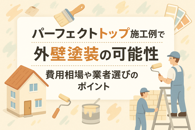 パーフェクトトップ施工例で見る外壁塗装の可能性｜費用相場や業者選びのポイント