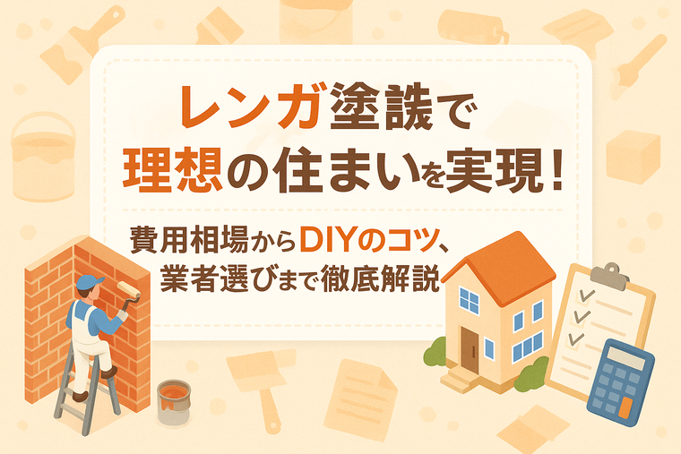 レンガ塗装で理想の住まいを実現！費用相場からDIYのコツ、業者選びまで徹底解説
