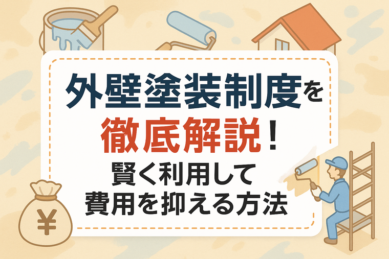 外壁塗装制度を徹底解説！賢く利用して費用を抑える方法