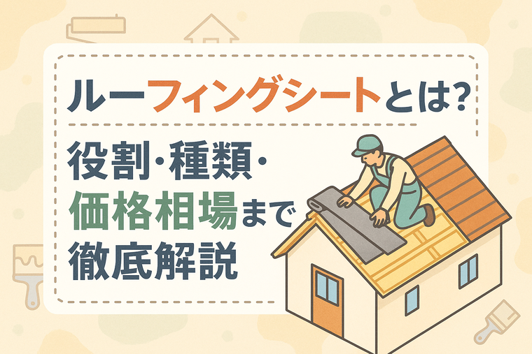 ルーフィングシートとは？役割・種類・価格相場まで徹底解説
