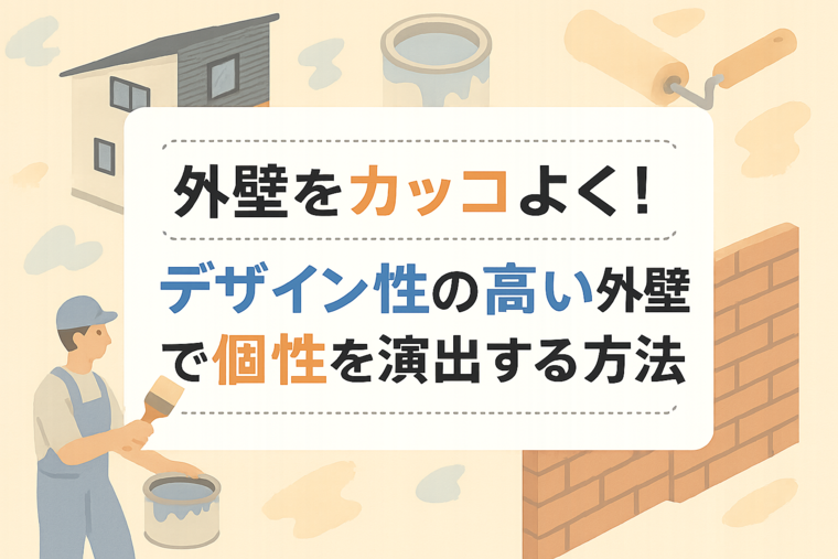 外壁をカッコよく！デザイン性の高い外壁で個性を演出する方法