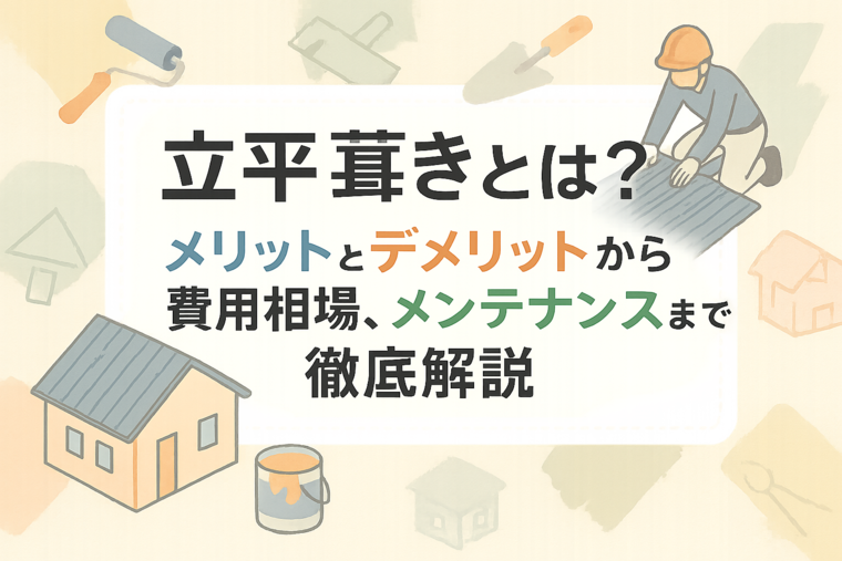立平葺きとは？メリット・デメリットから費用相場、メンテナンスまで徹底解説