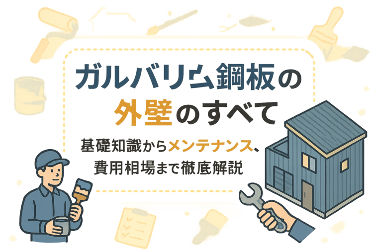 ガルバリウム鋼板外壁のすべて：基礎知識からメンテナンス、費用相場まで徹底解説