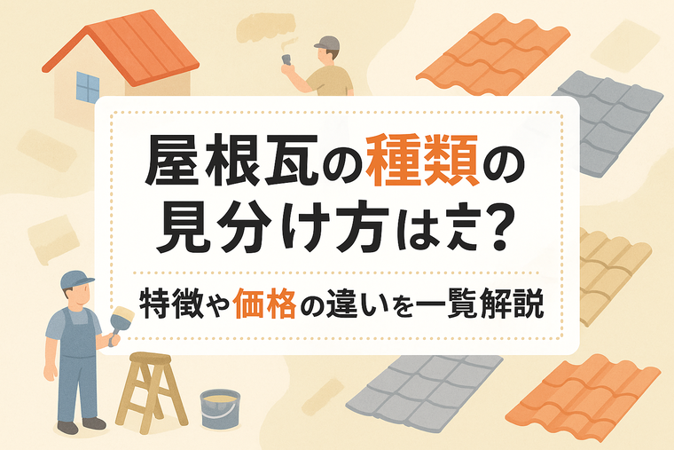 屋根瓦の種類の見分け方は？特徴や価格の違いを一覧で解説