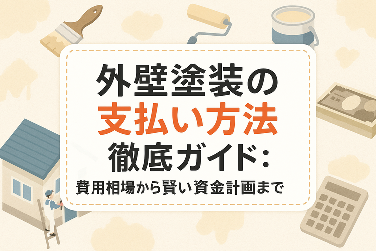 外壁塗装の支払い方法徹底ガイド：費用相場から賢い資金計画まで