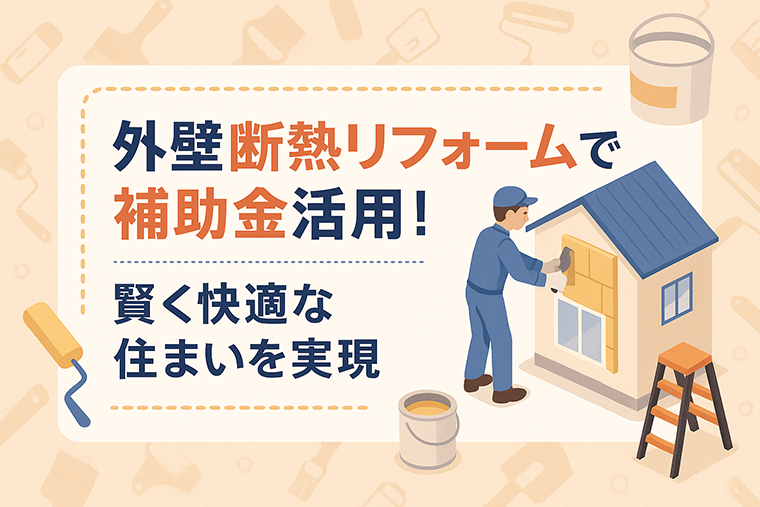 外壁断熱リフォームで補助金活用！賢く快適な住まいを実現