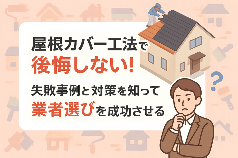 屋根カバー工法で後悔しない！失敗事例と対策を知って業者選びを成功させる