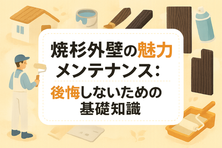 焼杉外壁の魅力とメンテナンス：後悔しないための基礎知識